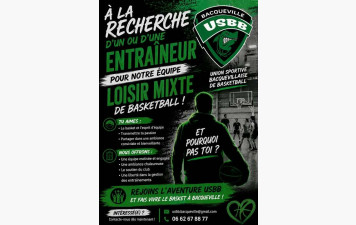 Recherche entraîneur pour notre équipe Loisirs